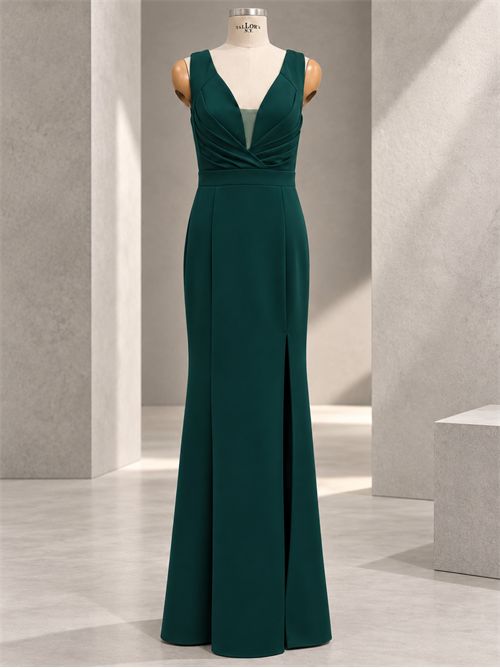 Abito sirena bustier G FOR GIULSIE | LUX012FOREST GREEN